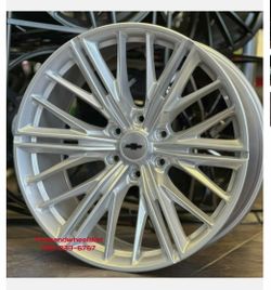 22” 24'' ZL1 Silver Wheels fit Escalade Silverado Yukon Sierra Rims