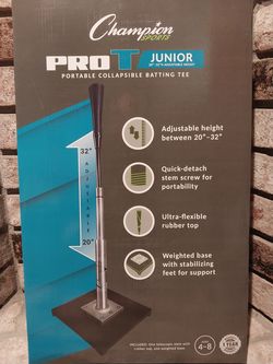 Batting Tee Champion Pro Series Adjustable Portable