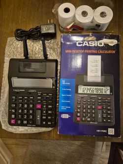 CASIO MINI DESK TOP PRINTING CALCULATOR