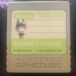 Animal Crossing Nintendo GameCube Memory Card