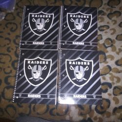 8 Pcs Raider Note Books