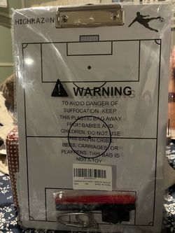 Highrazon Soccer Coaches Clipboard with Marker