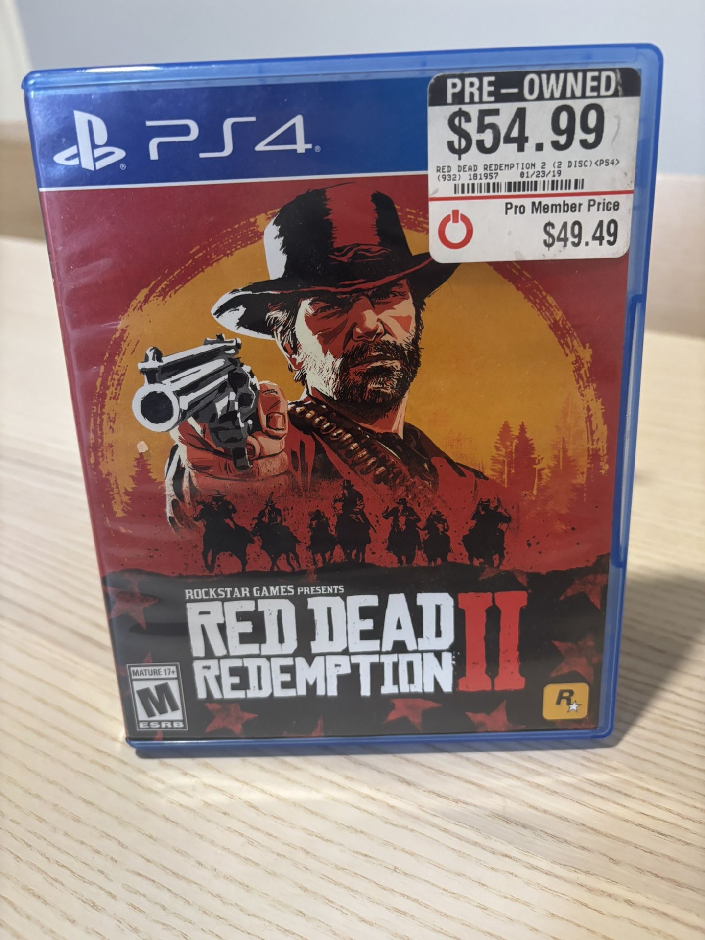 PS4 Red Dead Redemption 2