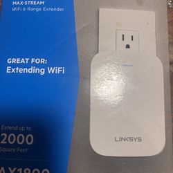 Linksys WiFi 6 range extender