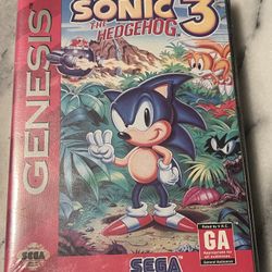 Sonic The hedgehog 3 Sega Genesis Sealed