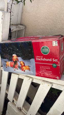 Christmas Dachshund set