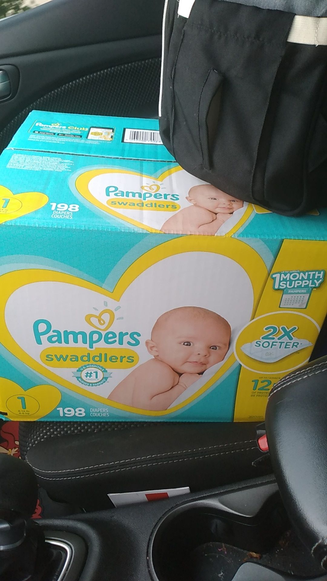 Pampers diapers 198 count brand new