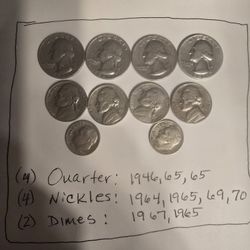 All Coins are In Good Condition 