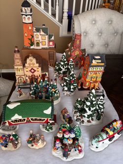 Christmas Village Collection with Buildings and Figurines
