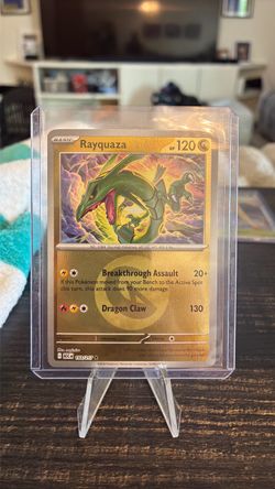 Rayquaza Pokemon Card 153/217 Rare Holo