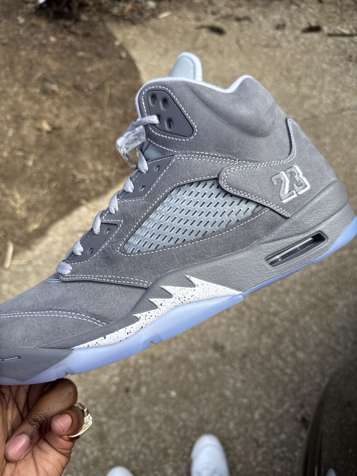 Jordan 5 Wolf Gray