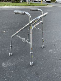 Child’s Walker Four-Foot Adjustable Folding Aluminum