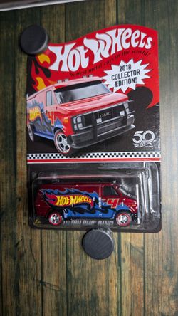 HOT WHEELS CUSTOM GMC PANEL VAN  2018 COLLECTOR EDITION!