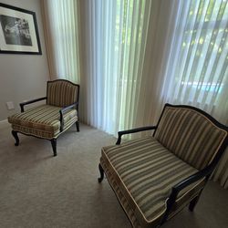 Bergere Chairs Pair