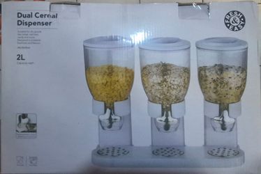 Triple Cereal/Snack Dispenser