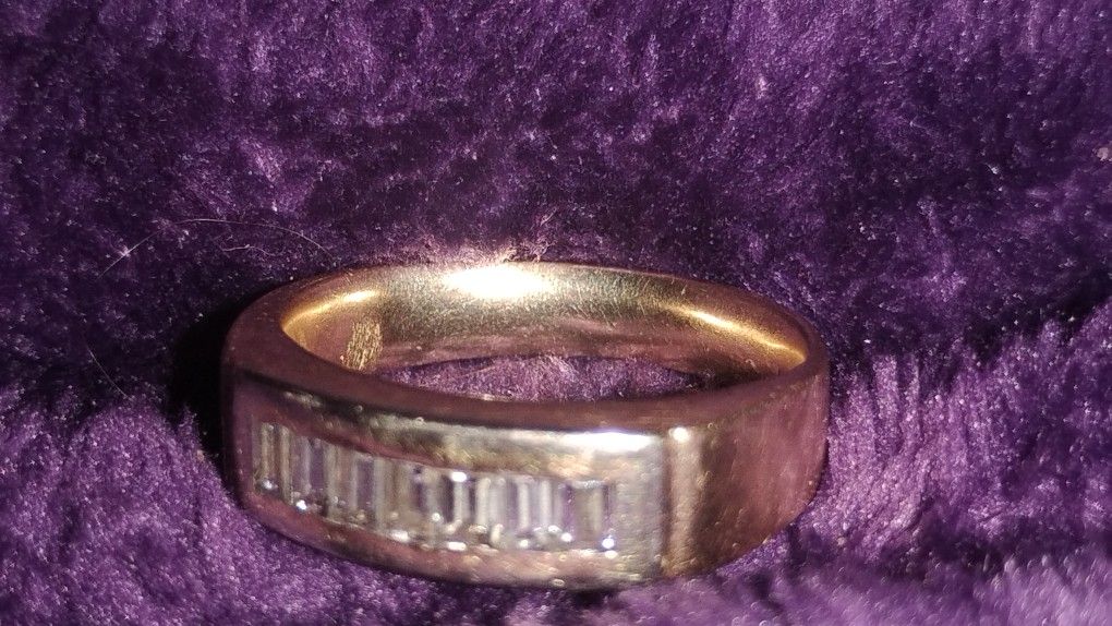 Diamond 14k Wedding Band