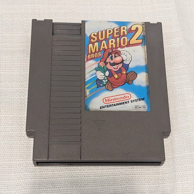Authentic Nintendo Super Mario Bros 2 For NES