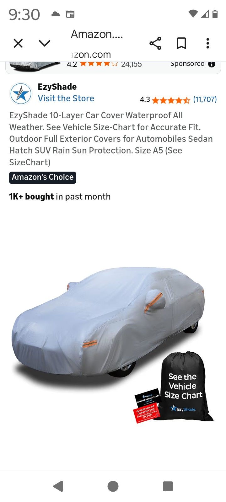 Car Cover..
