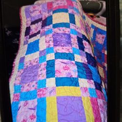 Babies quilted playtime blanket