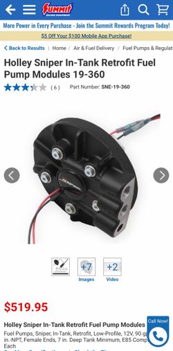 Holley Sniper Fuel Pump (19-360)