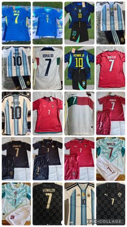 Soccer Jerseys World Cup 2026 Ronaldo Messi Mbappé vini jr Mexico USA Brasil and more kids and adult