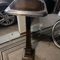 Holiday Deal: Beautiful Solid Wood Plant Stand Or Entry Table