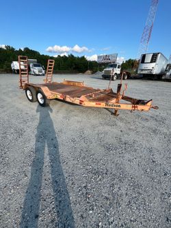 Steel floor trailer