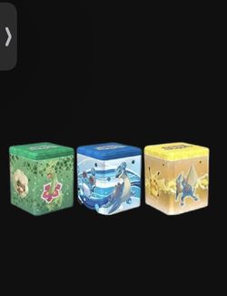 Pokemon TCG: Stacking Tins Set (9 Packs) Silver Tempest Lost Origin