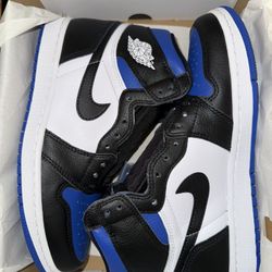 Air Jordan 1 High Royal Toe Size 7.5 Brand New
