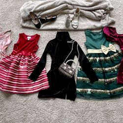 8 Pack Of Formal Dresses , Shoes & Accessory (Gently Used)