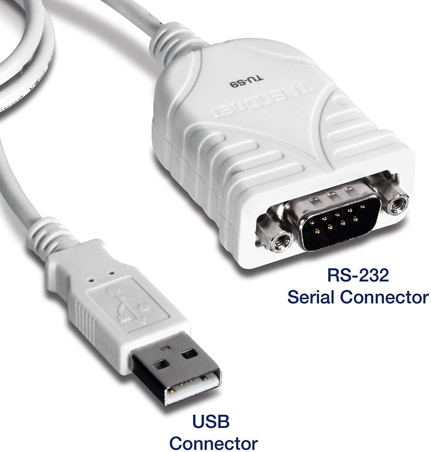 TRENDnet USB to Serial Converter, Connect a RS-232 Serial Device to a USB 2.0 Port, Easy Installation, Universal Plug & Play, TU-S9