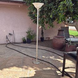 SILVER FLOOR LAMP BASE