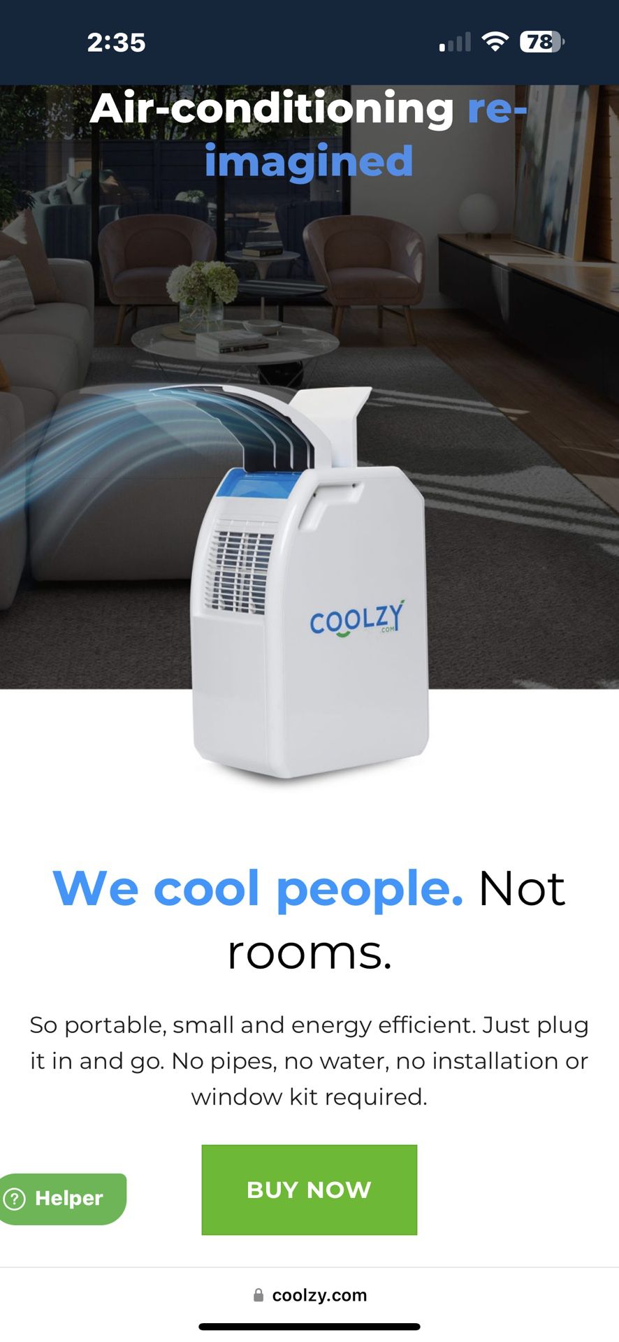 Cooley air conditioner 