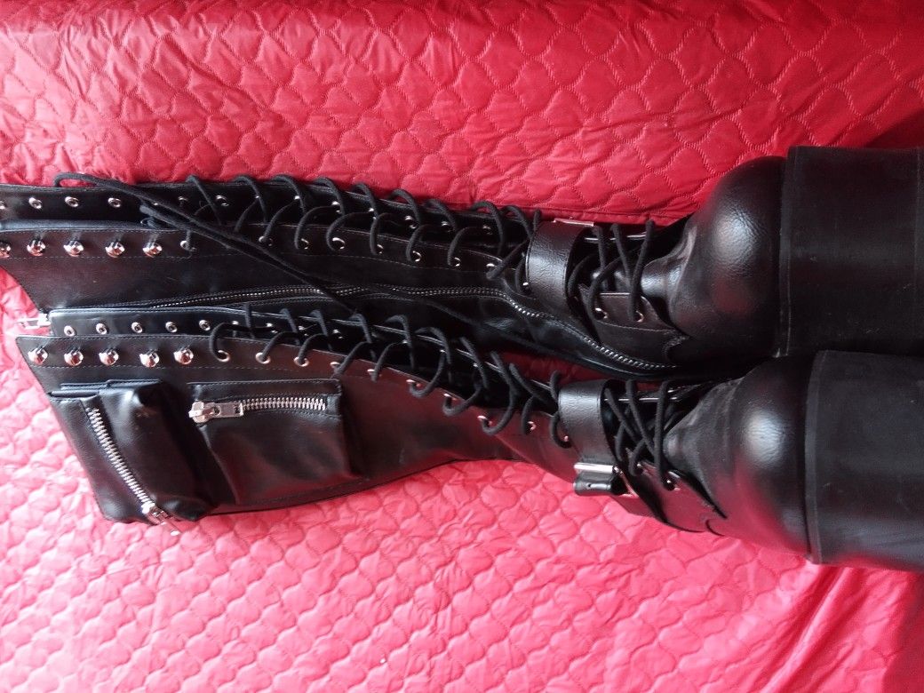 2 Pair Of Ladies Stylish HighBoots