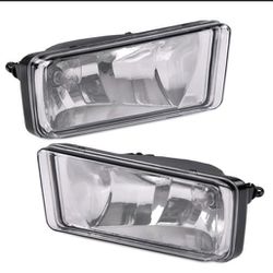 Fog  Lights Lamps Pair For 07-15 Chevy Silverado GMC Sierra Clear