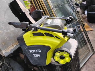 Ryobi snowblower can be used to blow up leafs or break up lose dirt blow driveways etc basically new tool only works 100 percent serious buyers only