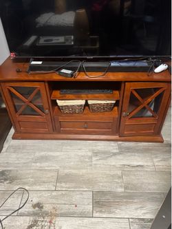 TV stand and shelf
