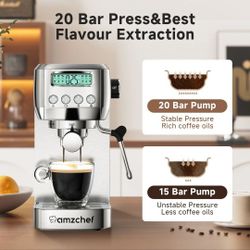 Espresso Machine Coffee Maker Dual Boiler 