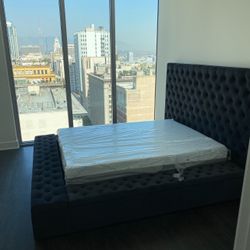 Upholstered Queen Bed Frame