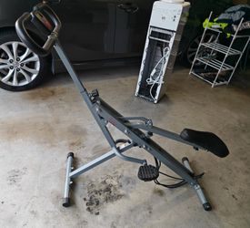 Sunny Health & Fitness Squat Assist Row-N-Ride Trainer