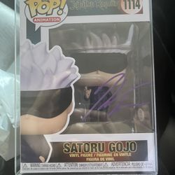 Gojo Funko Pop SIGNED