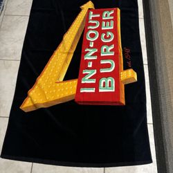 IN N OUT Beach Towel New