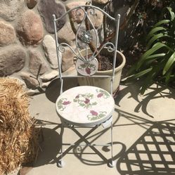 Kids Antique Iron Vintage Chair Metal French Toddler Baby Antique