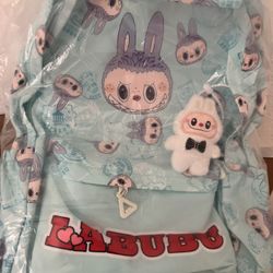 Labubu Baby Blue Backpack