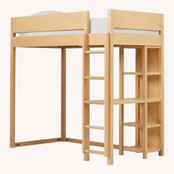 West Elm Loft Bed Frame with Desk