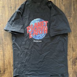 Balenciaga planet earth shirt
