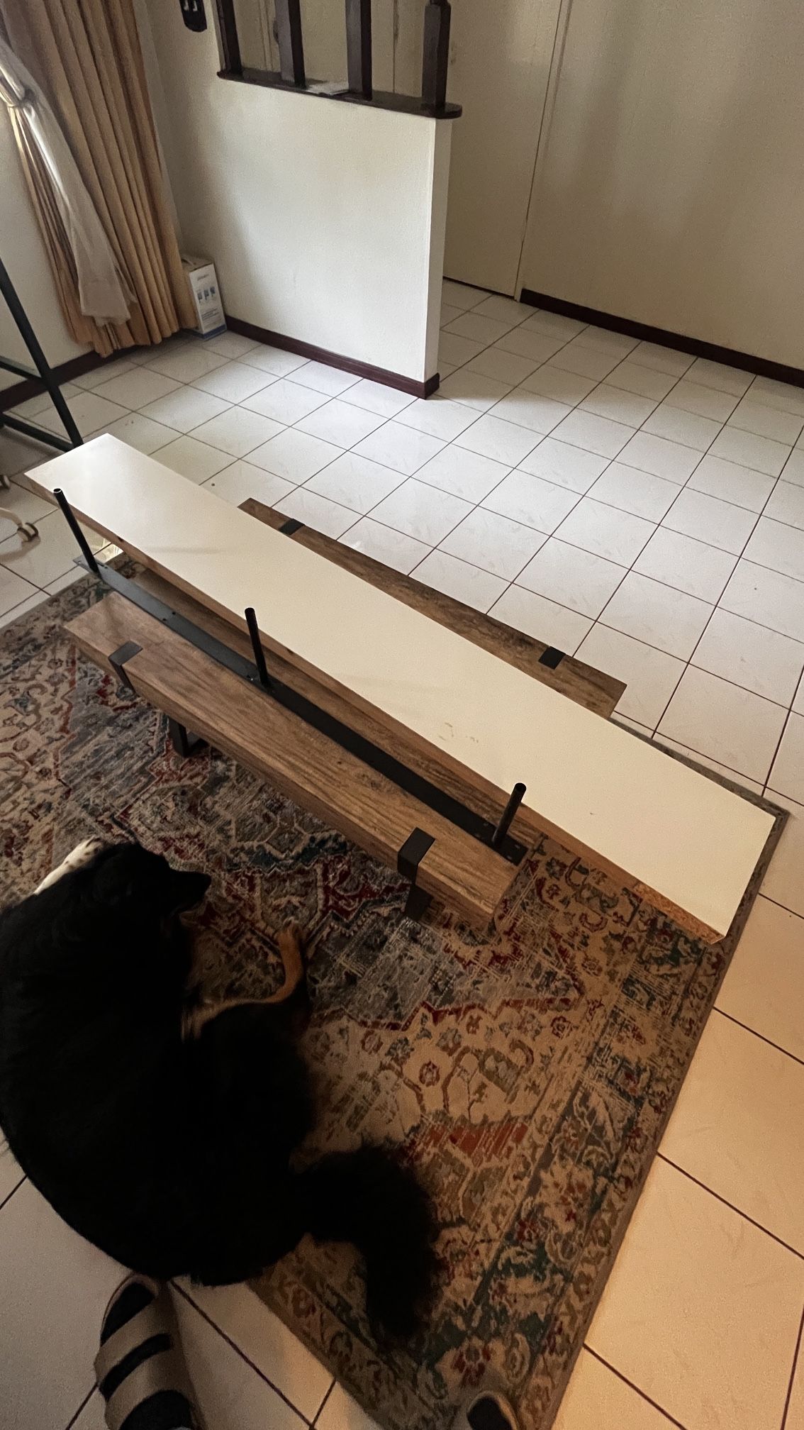 IKEA White 74.75 Inch Lack Shelf