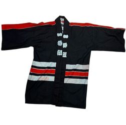 Vintage Japanese Happi Coat Firefighter Festival Jacket Ichiban Kumi Tokyo Large