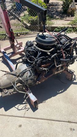 running 350 TBI with a matching 700R4 and only 79k miles