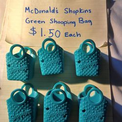 Mcdonald Shopkins Green Shopping Bag